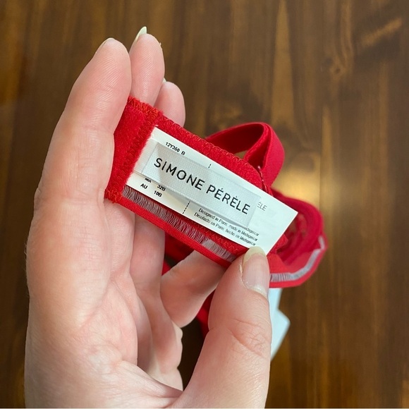 SIMONE PERELE 12Y BLOOM WIRED TRIANGLE BRA SIZE 32B NWT - Picture 4 of 4